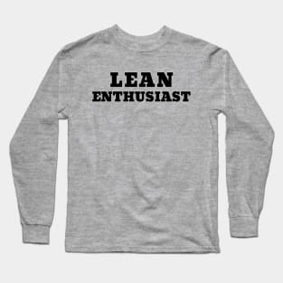LEAN Enthusiast, LEAN SIX SIGMA Long Sleeve T-Shirt